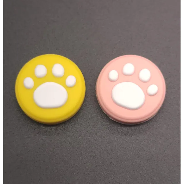 Pack De Joysticks De Silicona Para Joy-con - Gato Cute