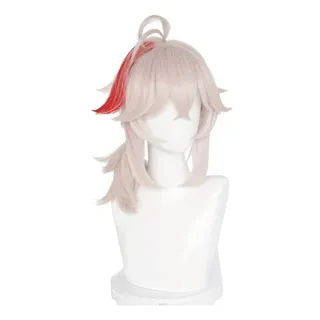 Peluca De Cosplay 46cm Anime Halloween Sintética Resistente Peluca De Cosplay 46cm Anime Halloween Sintética Resistente