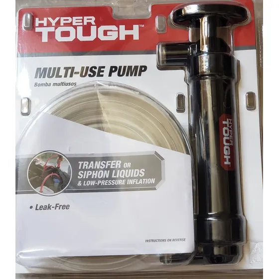 Siphon Hyper Tough Trasegar Líquidos E Inflar Baja Presión 