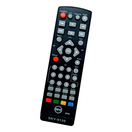 Controle Compatível Conversor Digital Keo K900 Intelbras