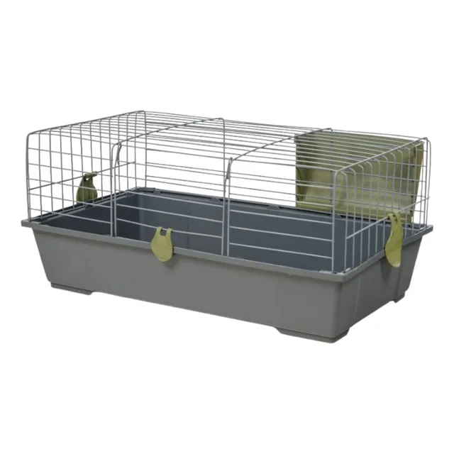 Jaula Conejo Ferplast 95x57x46 Cm Enorme Y Divina Gris
