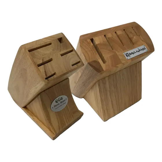 Rena Ware Taco De Madera Para El Juego Cuchillos  