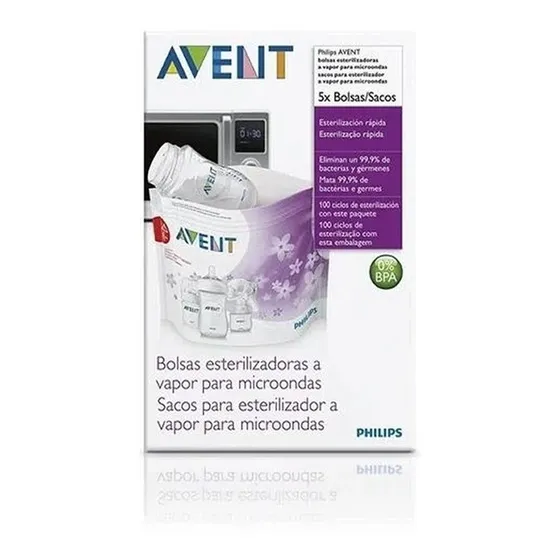 Bolsas de esterilización ligeras y compactas Philips Avent Scf297/05, acuarela