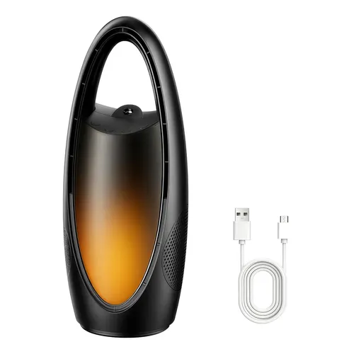 Ventilador de Mesa Portátil Lelong LE-5704 Com Bateria
