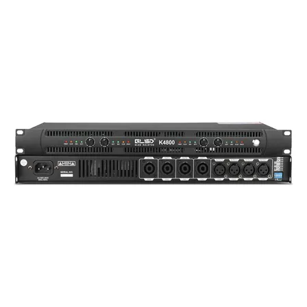 Amplificador De Potência Profissional Glsd K4800 4x1000w Rms Preto 2404 W 127/220v