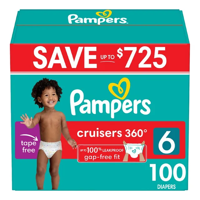 Pañales Pampers Cruisers 360 Etapa 6 - 100 Pañales