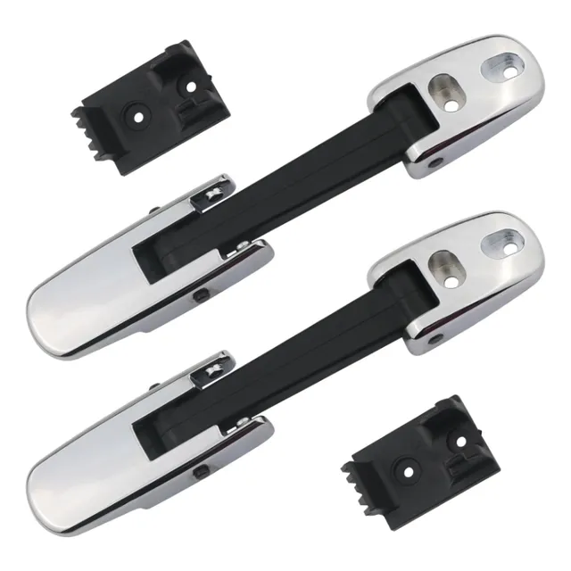 Par De Ganchos Cofre Cromado Para Kenworth T660 T300 T370