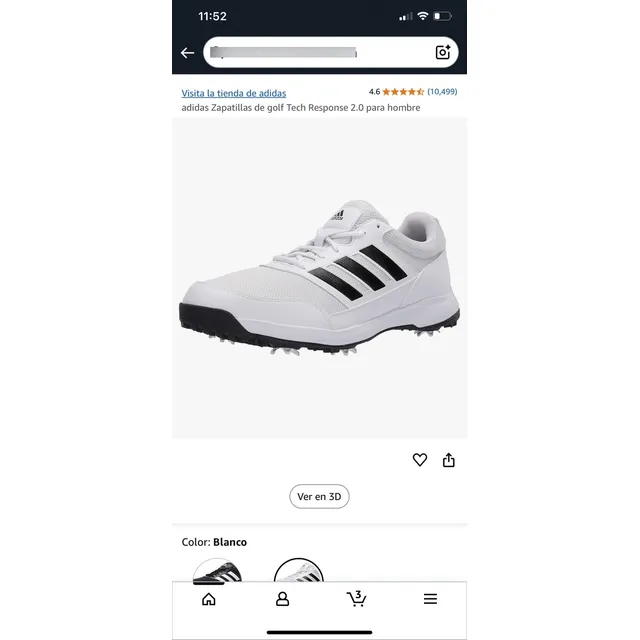 Tenis De Golf adidas 2.0 Size 11