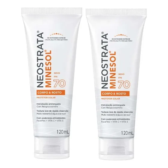 Kit 2 Protetores Solar Neostrata Corpo E Rosto Fps 70 120ml