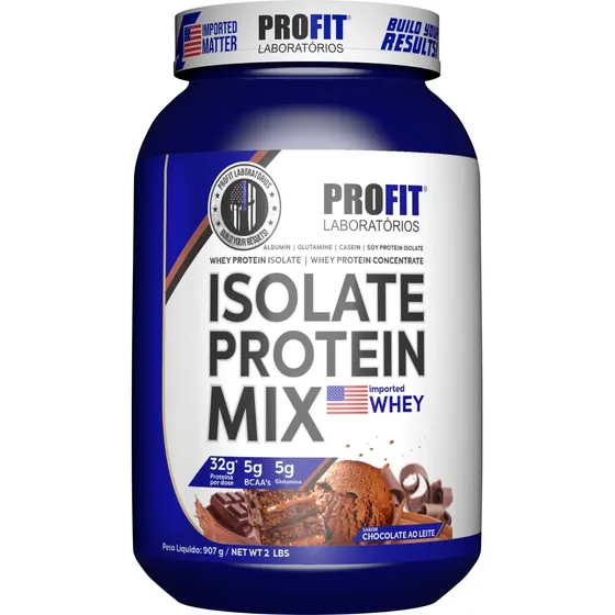Isolate Protein Mix Whey Isolado Bcaa Glutamina Profit Labs