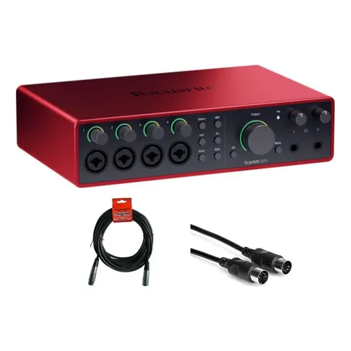 Interface De Áudio Usb Focusrite Scarlett 2i2 Geração 3 | MercadoLivre