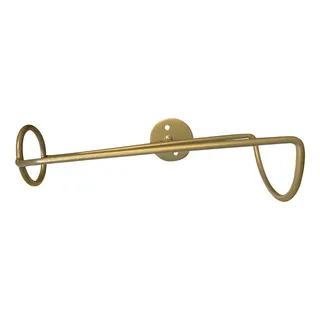 Kit 6 Adega Parede Garrafa Vinho Estilo Industrial Dourado Kit 6 Adega Parede Garrafa Vinho Estilo Industrial Dourado