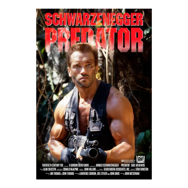 Super Poster Cine Clásico Película El Depredador