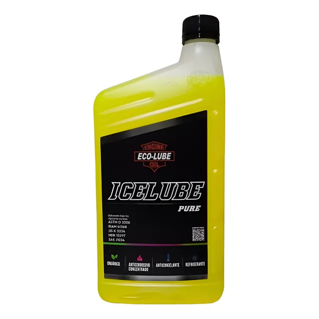 Refrigerante Orgánico Fluor Icelube Purex 1 Litro Amarillo