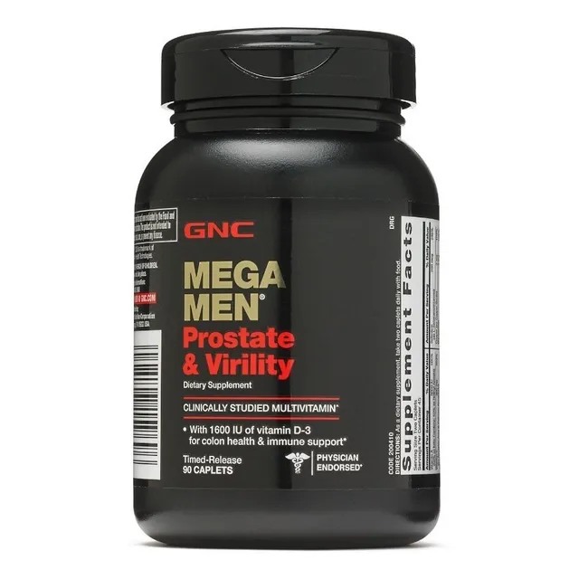 Gnc Mega Men Pros-ta-ta Y Vigorizante De Eeuu