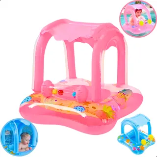 Boia Infantil Com Cobertura Bebe Piscina Menino Menina Praia Boia Infantil Com Cobertura Bebe Piscina Menino Menina Praia
