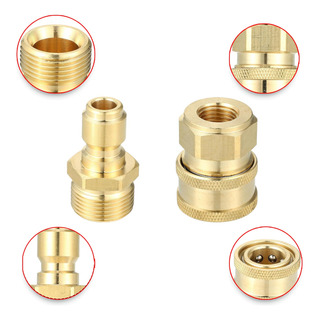 Adaptador Rápido M22 3/8 Para Hidrolavadora - Kit Completo Adaptador Rápido M22 3/8 Para Hidrolavadora - Kit Completo