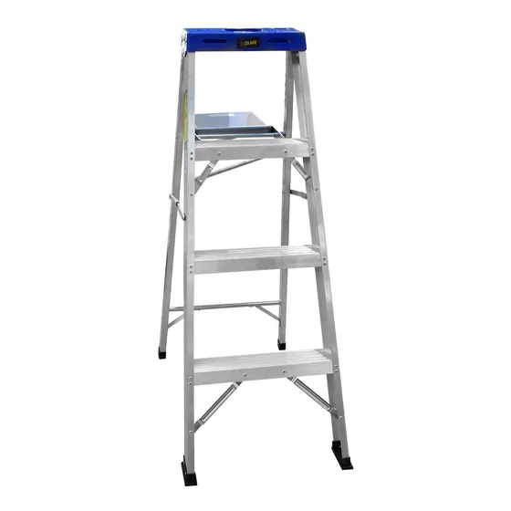 Escalera Aluminio 3 Peldaños Uduke Con Plataforma (ht1313)