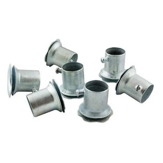 Conector Caño Corrugado Chapa 1' Pulgada C/tornillo X 10 U