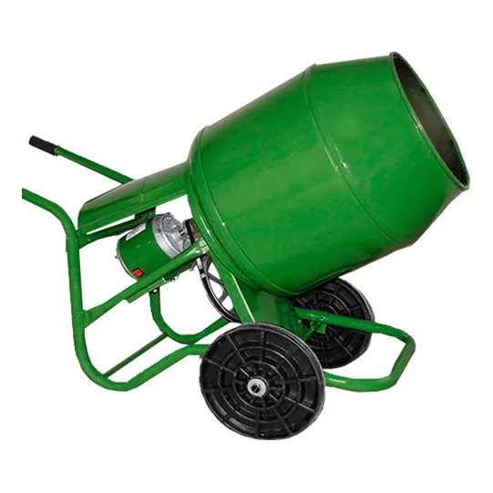 Hormigonera Trompito 130L motor de 3/4 HP construcción robusta y resistente para mezcla de concreto y materiales de construcción capacidad adecuada para proyectos residenciales y obras pequeñas