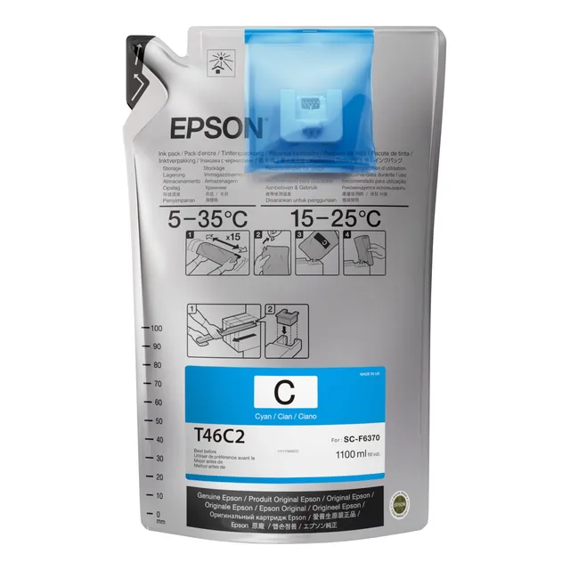 Tinta Sublimación Epson Uc Ds, 1100ml, Sc F6370/9470/9470h
