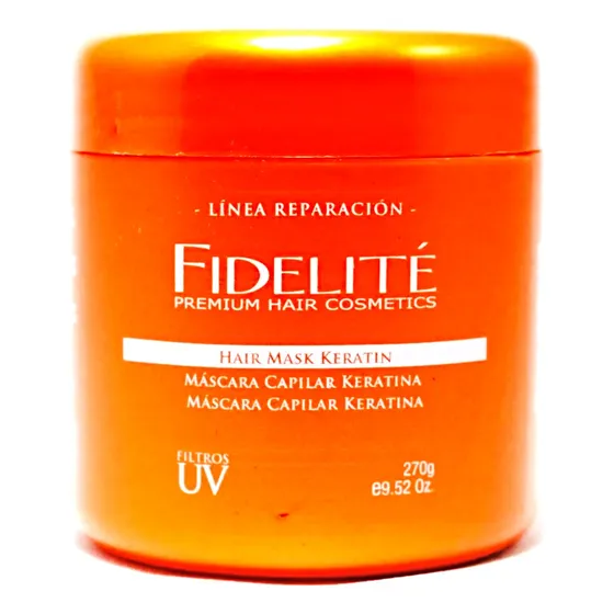 Baño De Crema Fidelité Máscara Capilar Keratina 270g