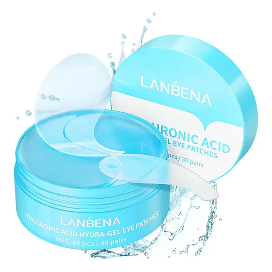Lanbena Mascarilla De Ojos 60 Parches Ácido Hialurónico