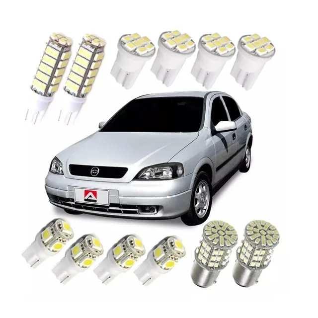 Kit Lampadas Led Astra 1999 2000 2001 2002 Pingo