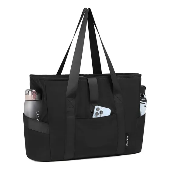 Moyaqi Yoga Tote Bag Con Botella De Agua Bolsillo Gym Fsm8d
