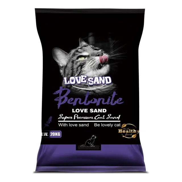 Arena Para Gatos Aglomerante Love Sand 60 Kg