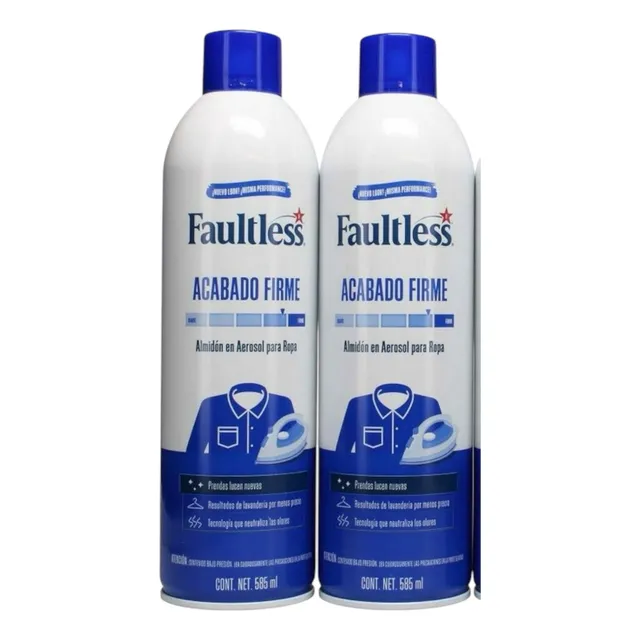 Almidón Faultless Impecable 2 Pz De 585 Ml **envio Gratis**