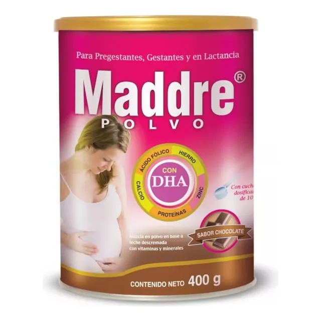 Vitamina Prenatal Maddre Dha Hersil 400 Grs