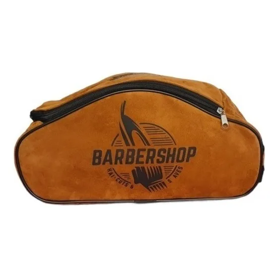 Bolso Neceser Barber Shop Porta Herramientas Gamuza Cierre