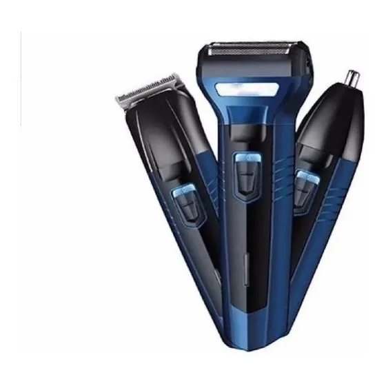 Maquina Afeitar 3 En 1 Gemei Recargable  Gm 589