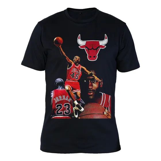 Remera Algodón Premium - 0426 Básquet 1 - Michael Jordan