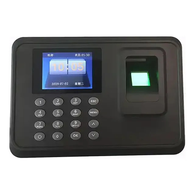 Reloj Digital De Asistencia Huella Dactilar Biométrico