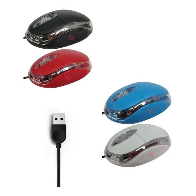 Mouse Óptico Usb Weibo Economico Cable