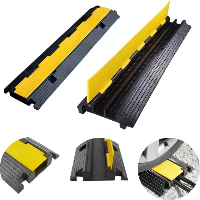 Canal Protector Cable Para Piso Seguridad Y Orden De Cables 