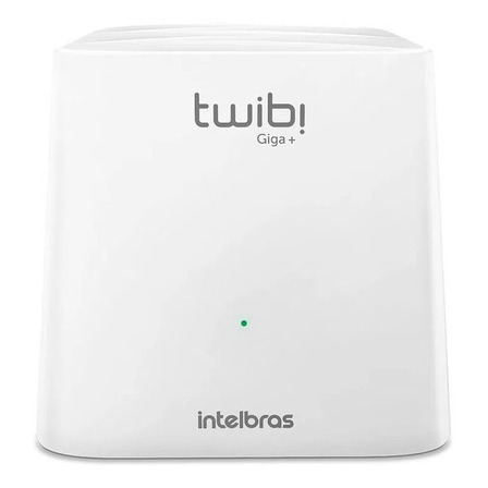 Roteador, Sistema Wi-Fi mesh Intelbras Kit Twibi Giga+ branco 100V/240V 2 unidades