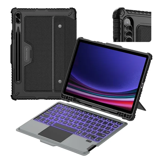 Fundas Con Teclado Para Tablet Galaxy Tab S9 Nillkin Negro