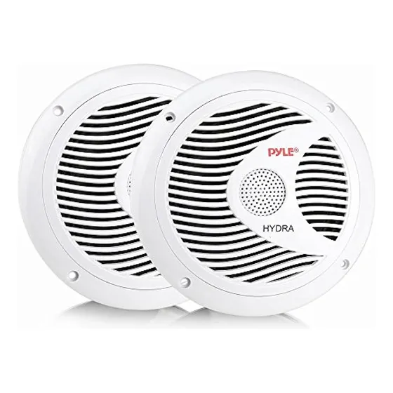 Pyle Plmr60w 150-watt 6.5-inch 2-way Marine Speakers (white)