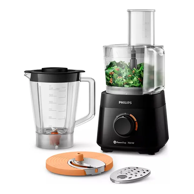 Procesadora Alimentos Philips Hr7301/90 750w Con Licuadora
