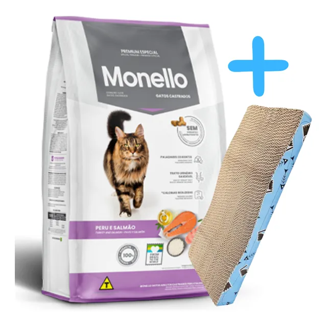 Alimento Monello Para Gatos Castrados 10kg