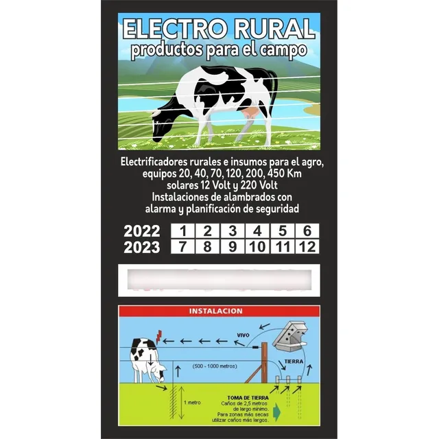 Pastor Electrificador Rural Mandinga 20 Jules A 220 Volts 