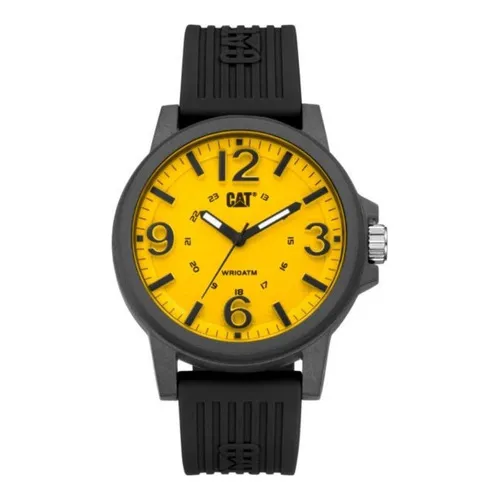Reloj Caterpillar Hombre Linea Groovy Silicona Sumergible