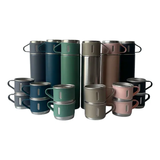 Termo Medio Litro Acero Inoxidable Tapon Matero 500ml