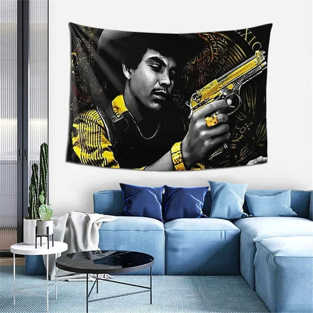 Chalino Composer Singer Sanchez Tapiz Colgante Pared Hippie