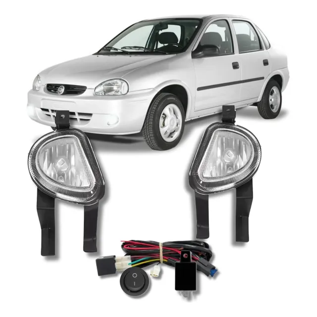 Kit Farol Milha Corsa Classic 2003 2004 2005 2006 2007 2008