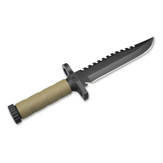 Cuchillo Tactico Boker Magnum M-spec Survival 02sc005 Color Marrón Claro