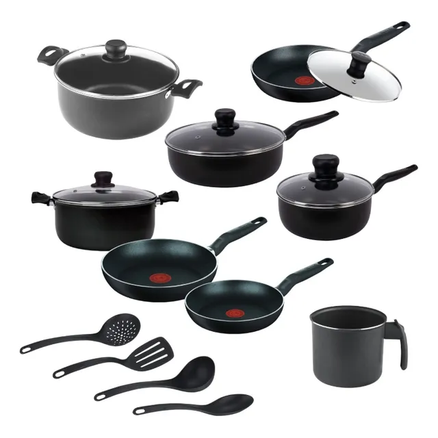 Batería De Cocina 15 Pz Aluminio Vital Tefal T-fal 5819100